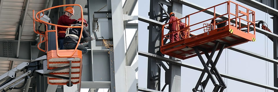 What is the difference between a mast lift and a scissor lift?