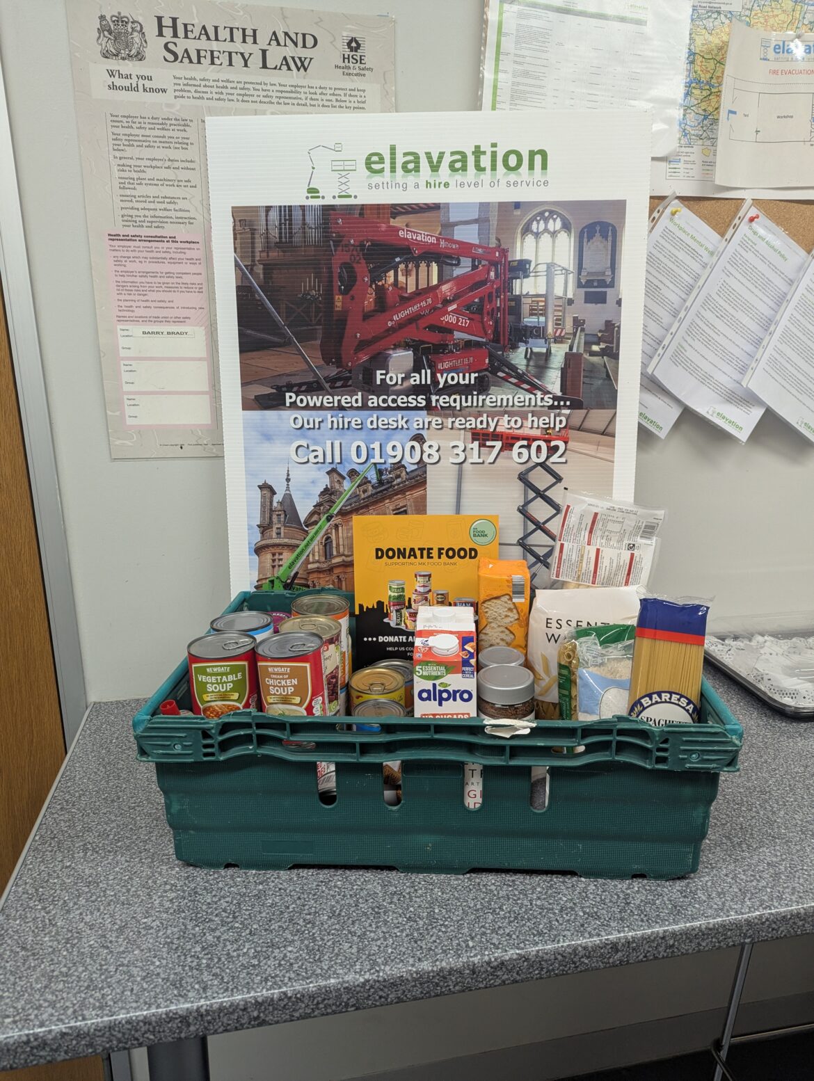 Supporting MK Food Bank: Elavation Hosts Local Donation Drive